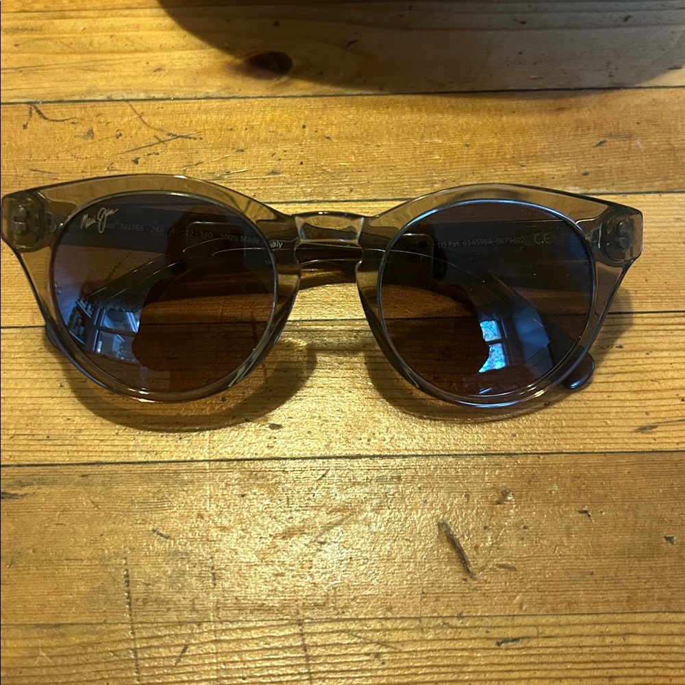 Maui Jim Dragonfly Polarized Round Sunglasses NEW